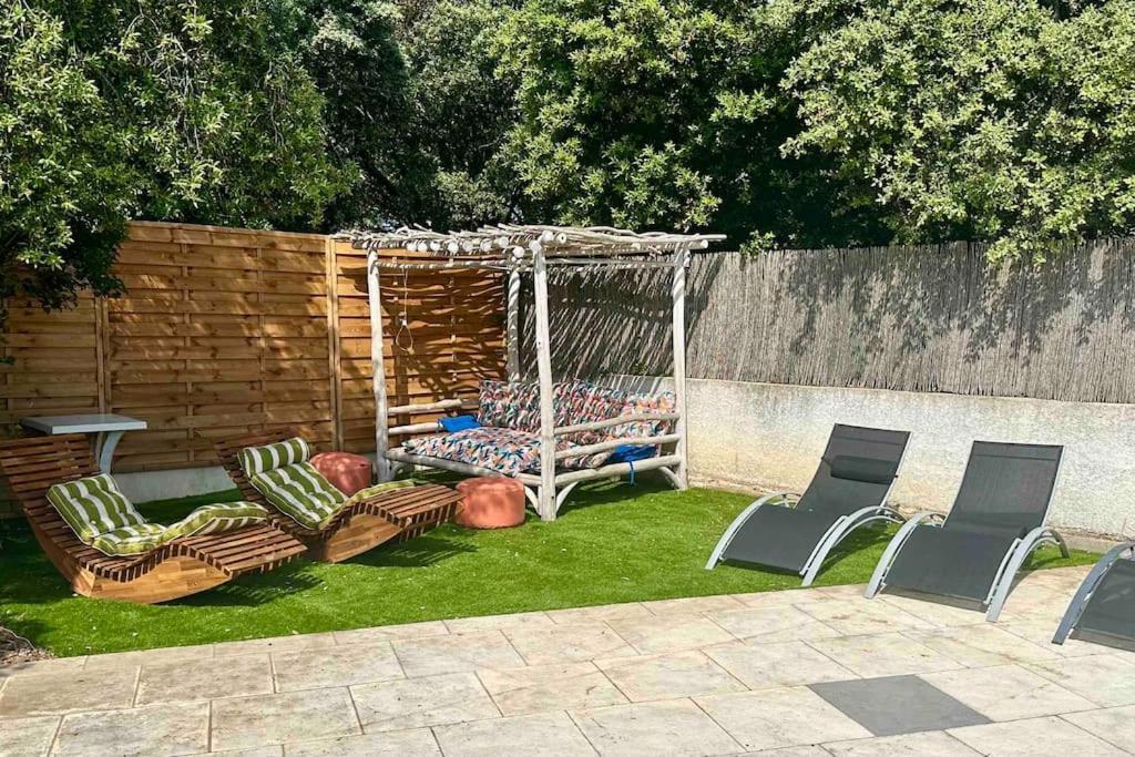 Sussargues Appart Independent Garden Pool & Spa מראה חיצוני תמונה